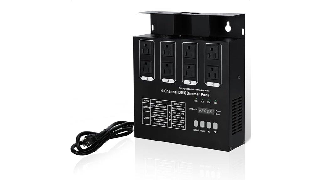 four channel dmx dimmer