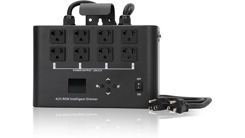 four channel dmx dimmer pack