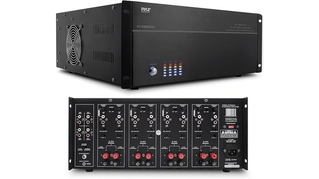 four channel stereo amplifier