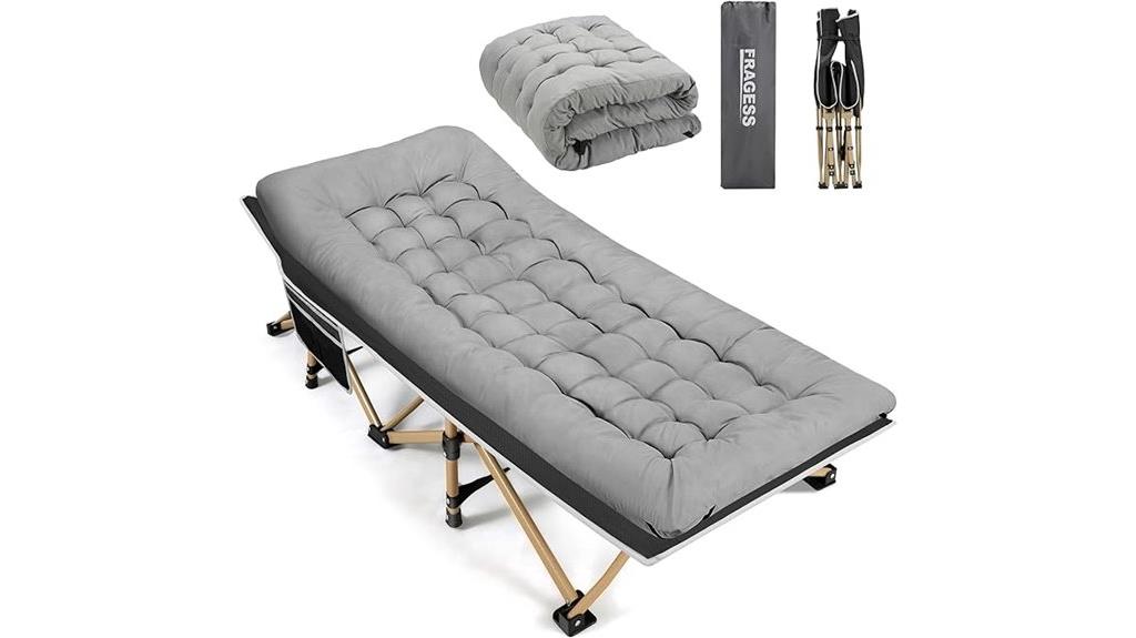 heavy duty foldable camping cot