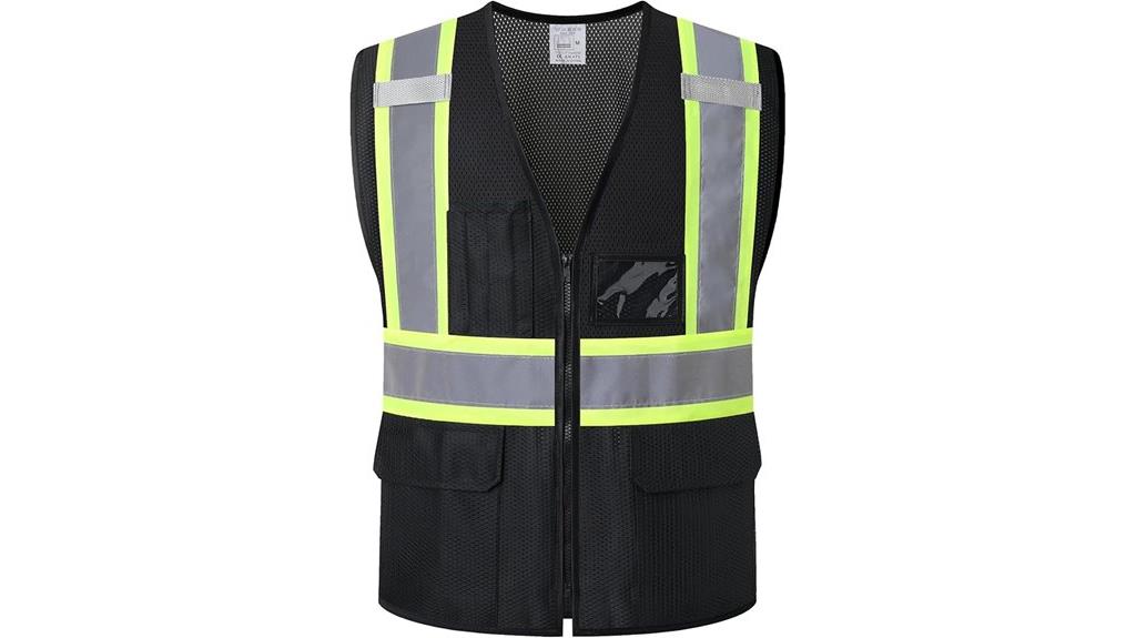 high visibility reflective vest