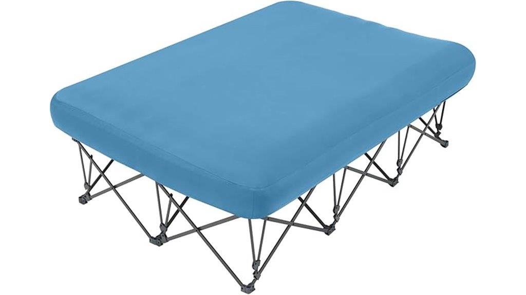 inflatable camping cot set