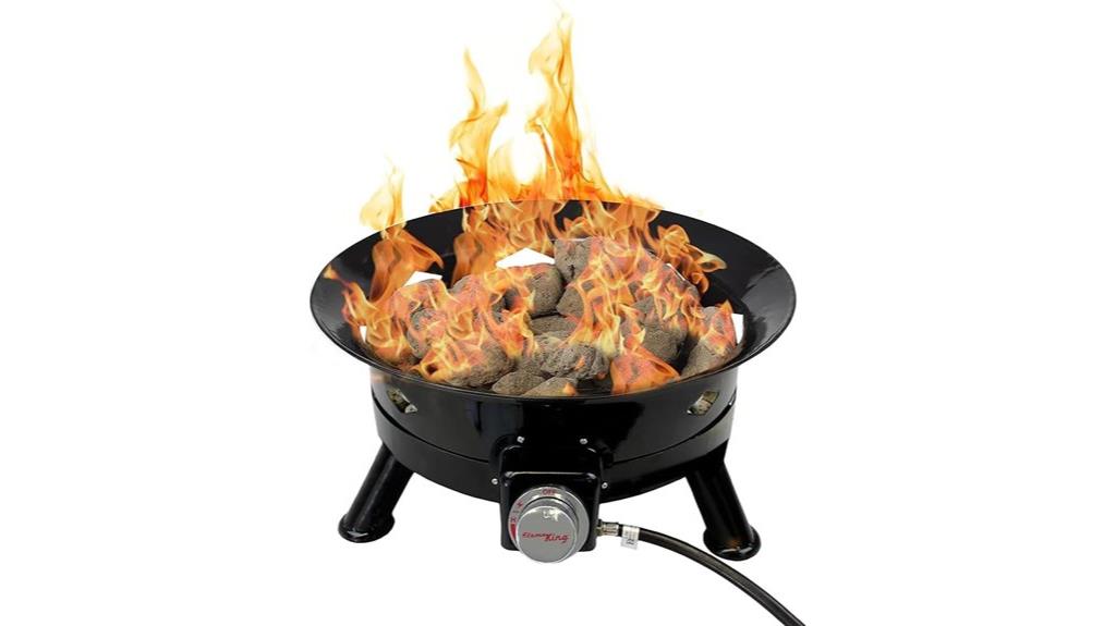 large 24 inch smokeless fire pit