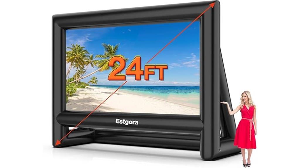 large inflatable outdoor screen