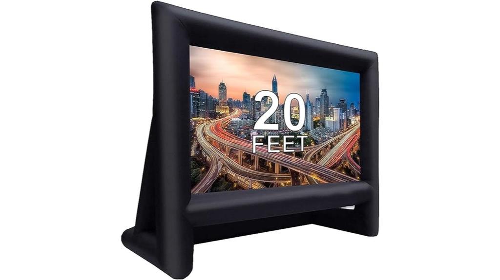 large inflatable outdoor screen