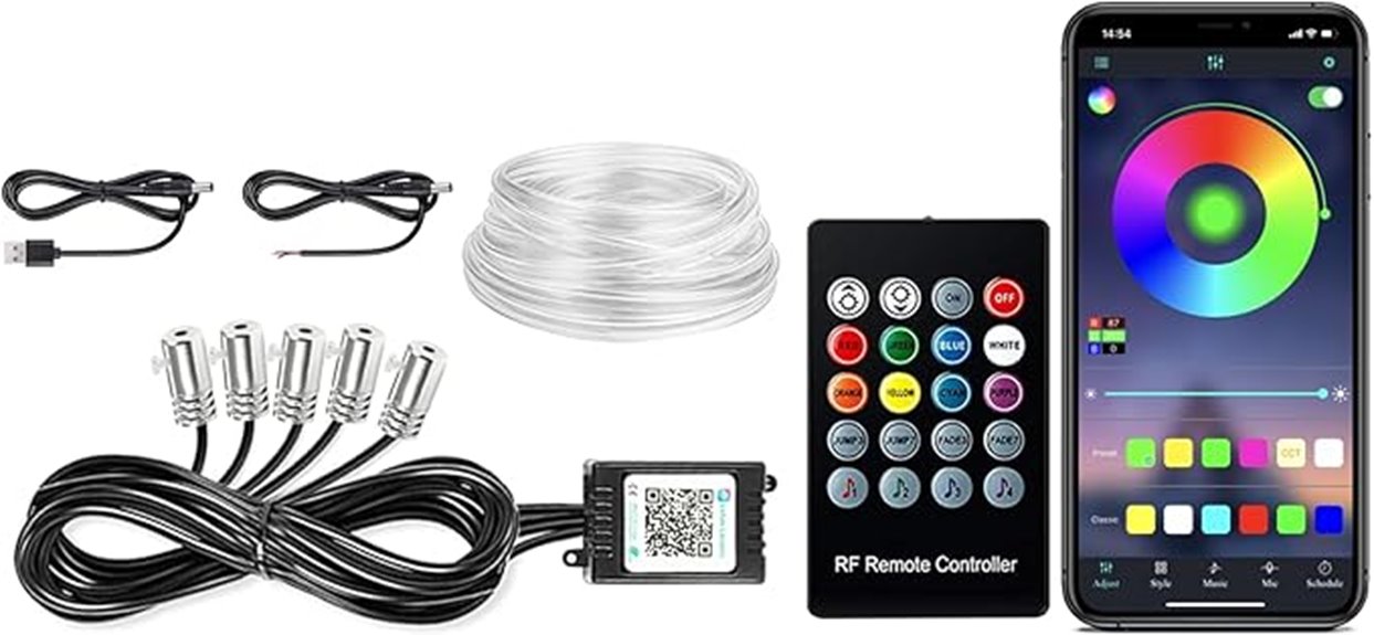 led interior lighting control