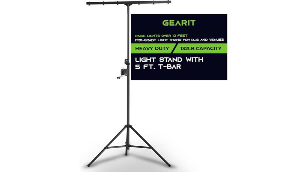 led light stand t bar