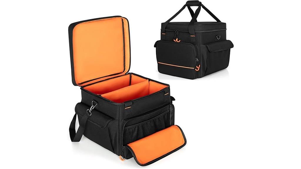 light bag with divider