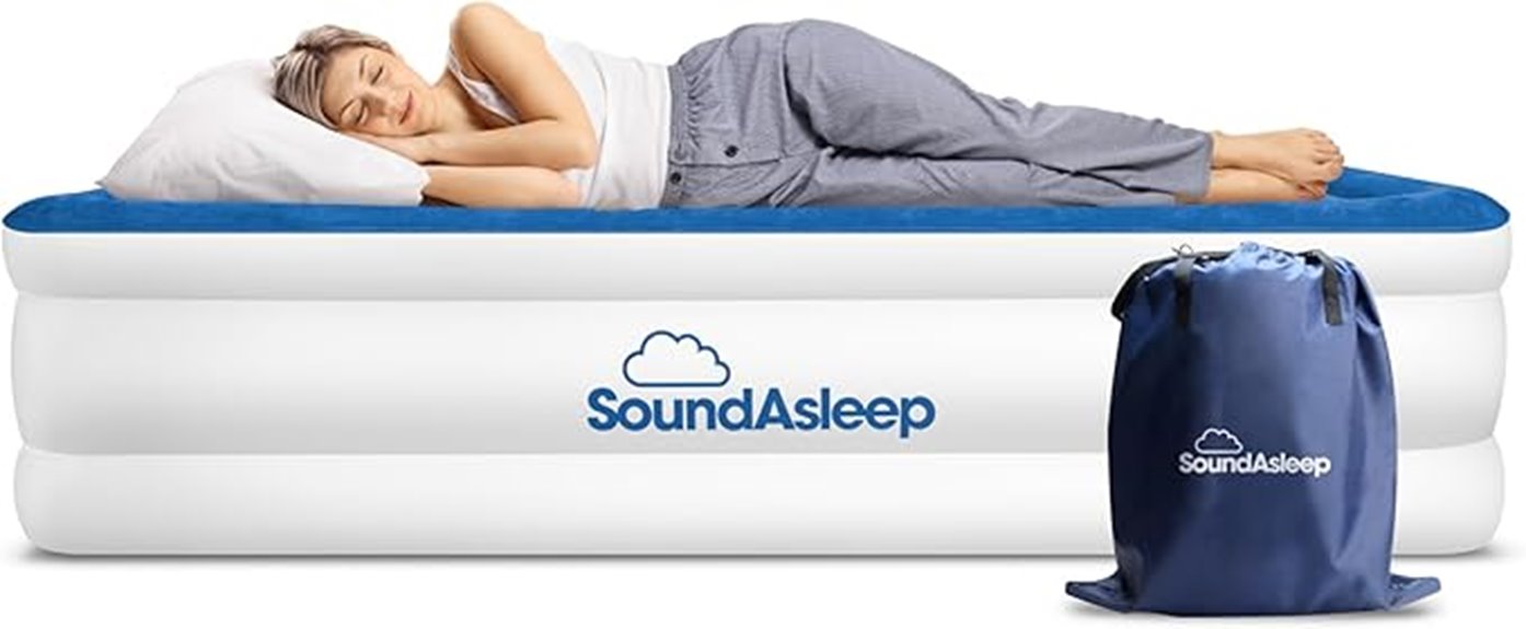 luxury air mattress with pump