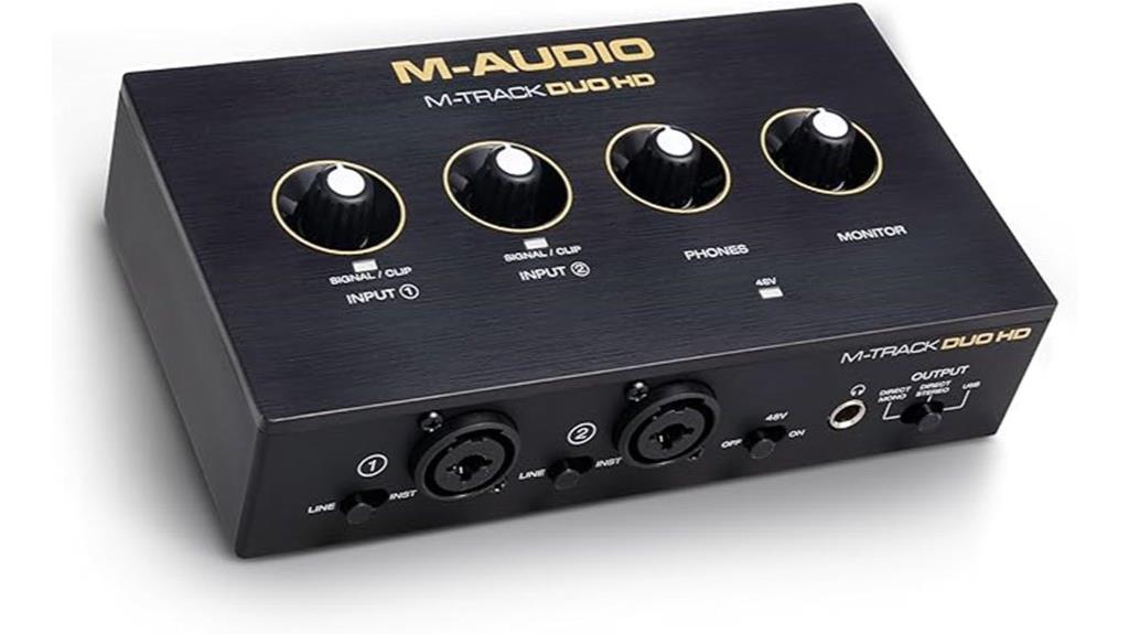 m audio duo hd interface