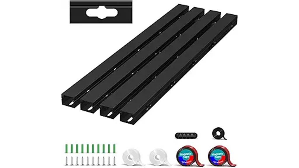 magnetic under desk cable organizer