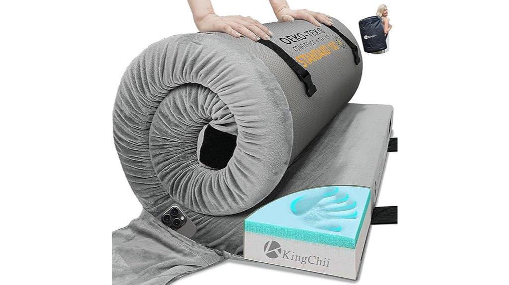 memory foam camping mattress