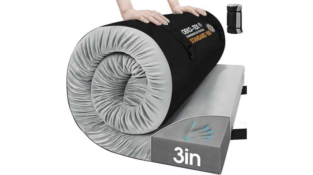 memory foam camping mattress