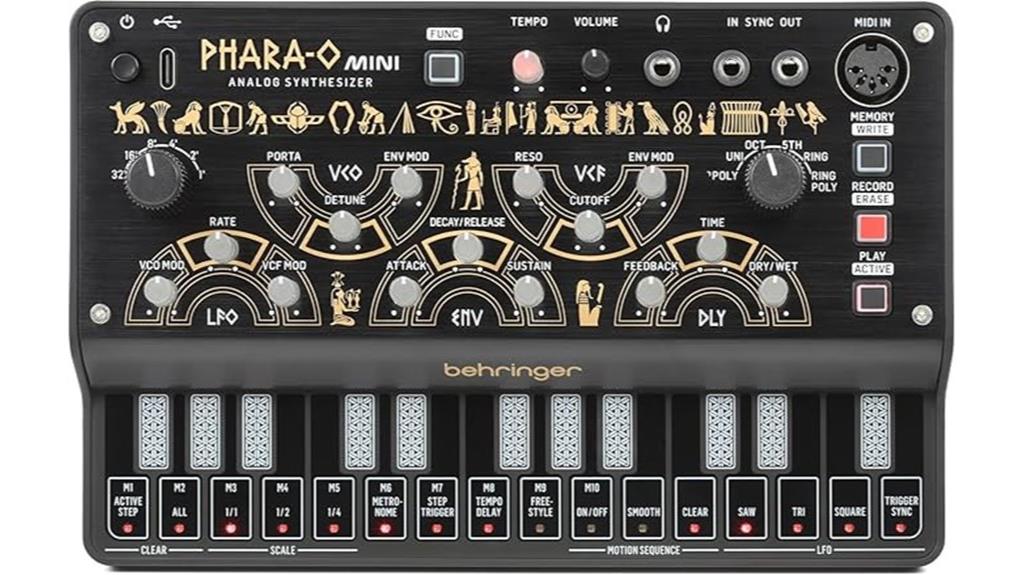 mini synthesizer for sound