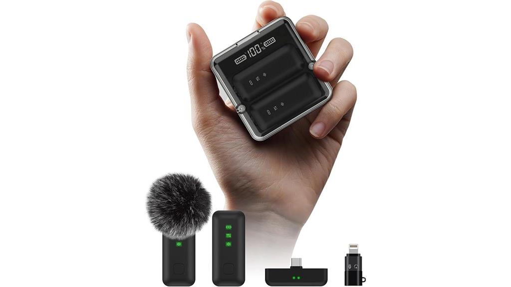 mini wireless lavalier microphone