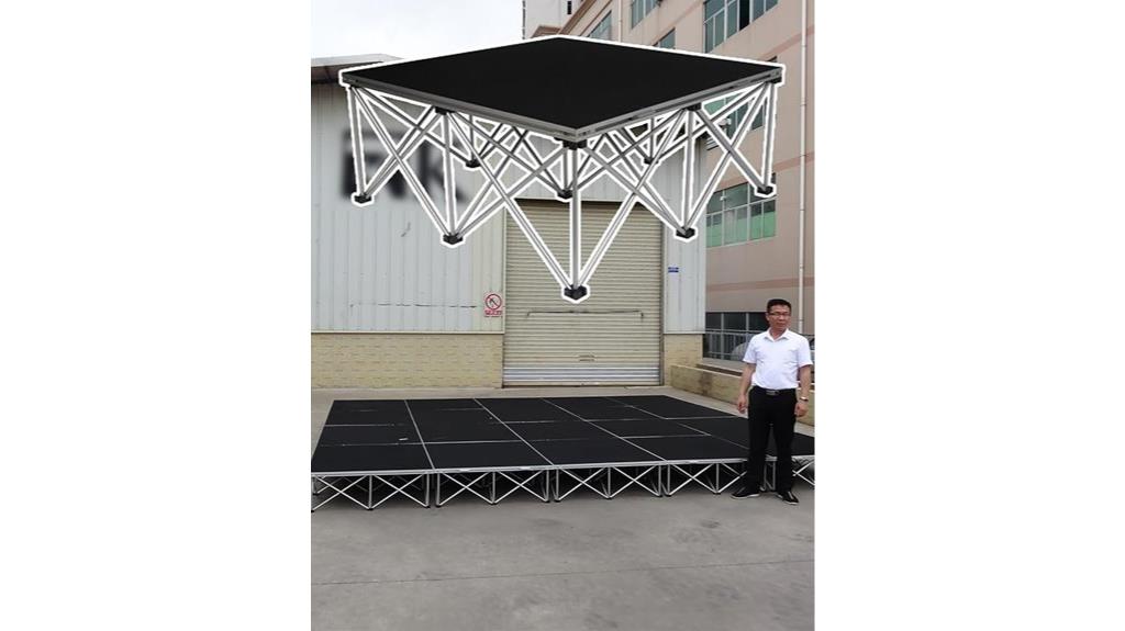 modular 3 3x3 3x4x4 stage