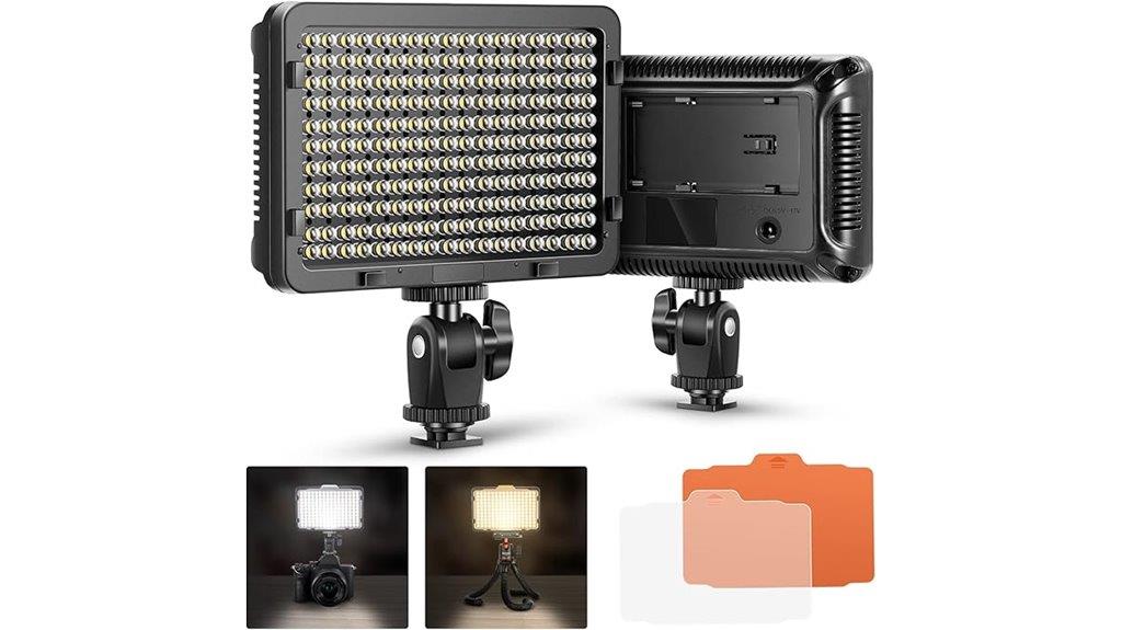 neewer 176 led video light