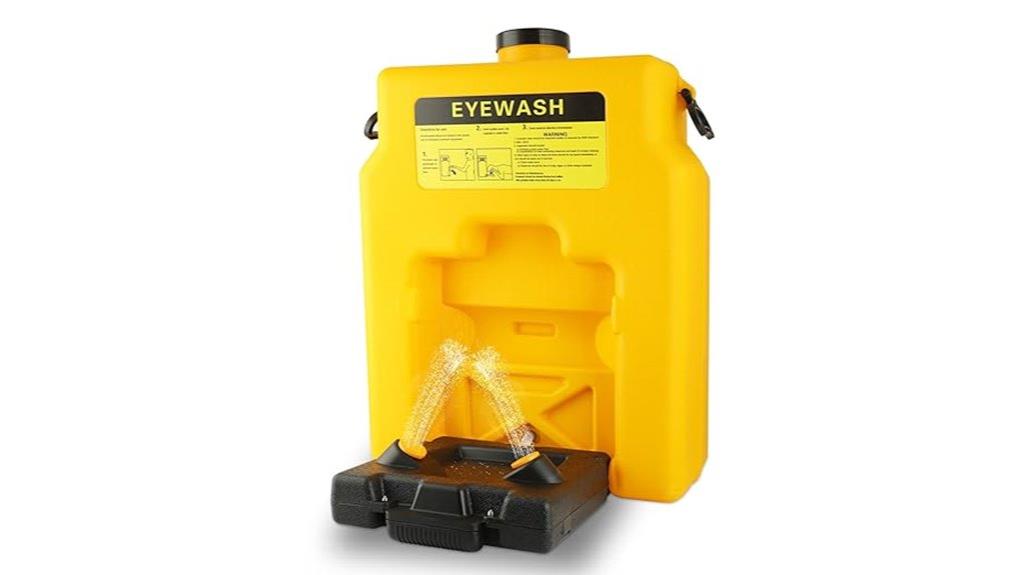 osha approved wall mounted eyewash
