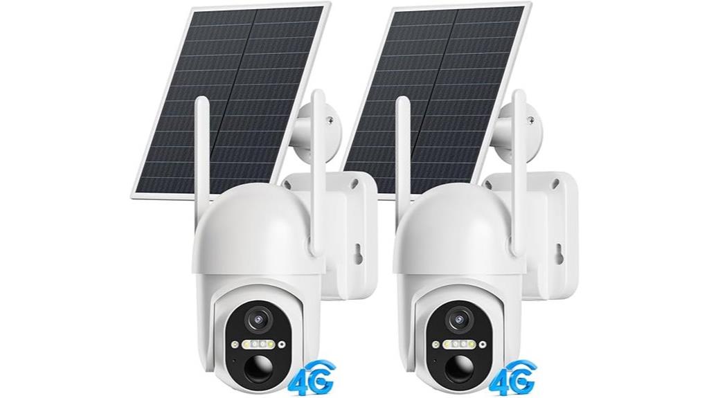 outdoor 4g lte camera set