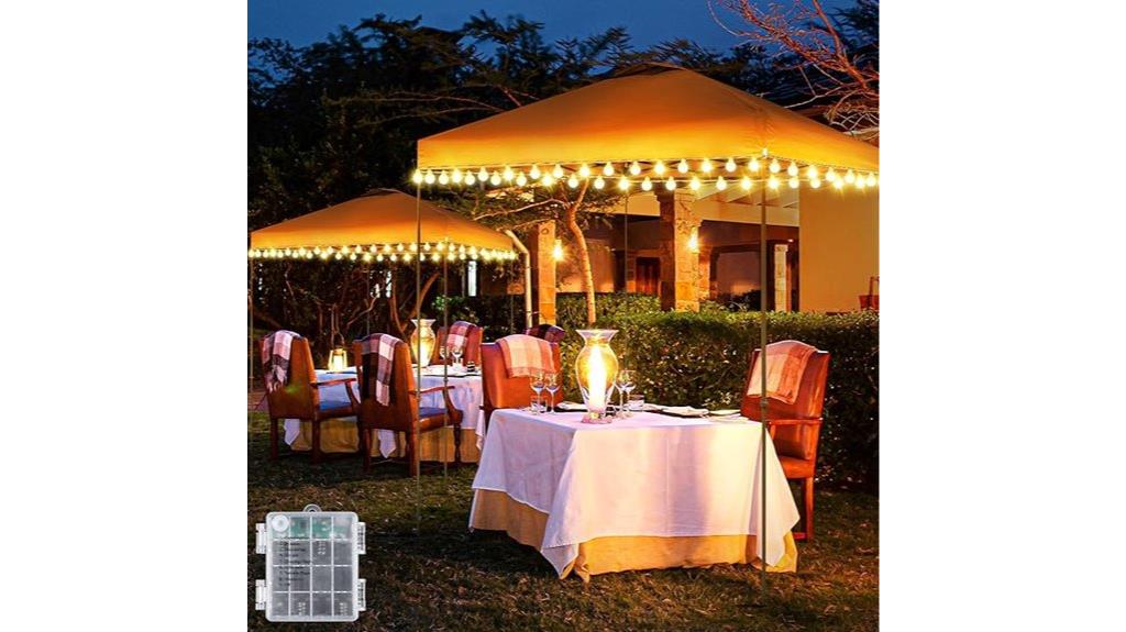 outdoor canopy light set