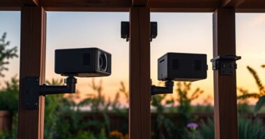 outdoor projector mount options