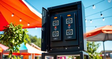 outdoor safety power panels