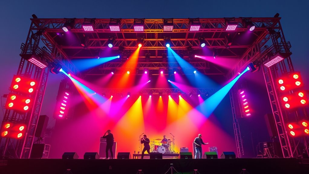 outdoor stage lighting considerations