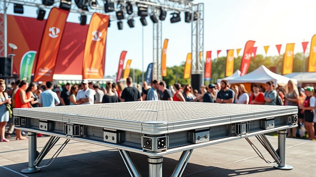 outdoor stage platform considerations