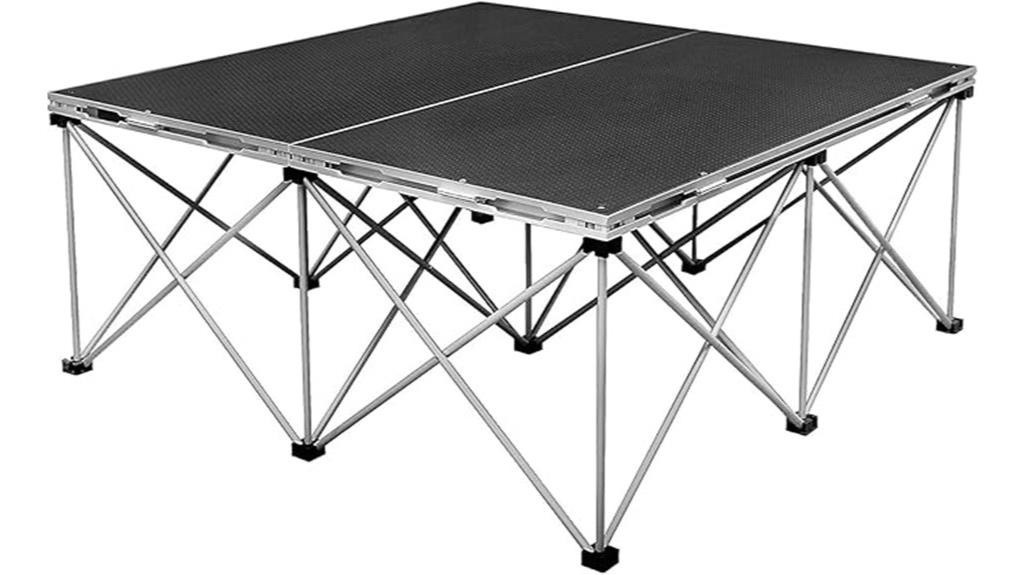 portable 24 inch folding stage