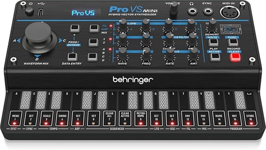 portable 5 voice synthesizer