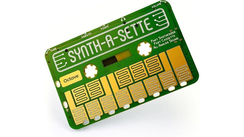 portable cassette synthesizer device