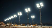 portable led work light towers