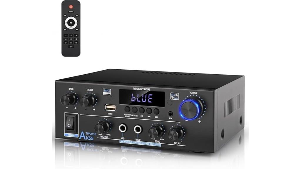 powerful bluetooth stereo amplifier