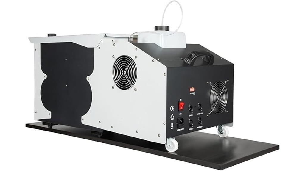 powerful dmx fog machine