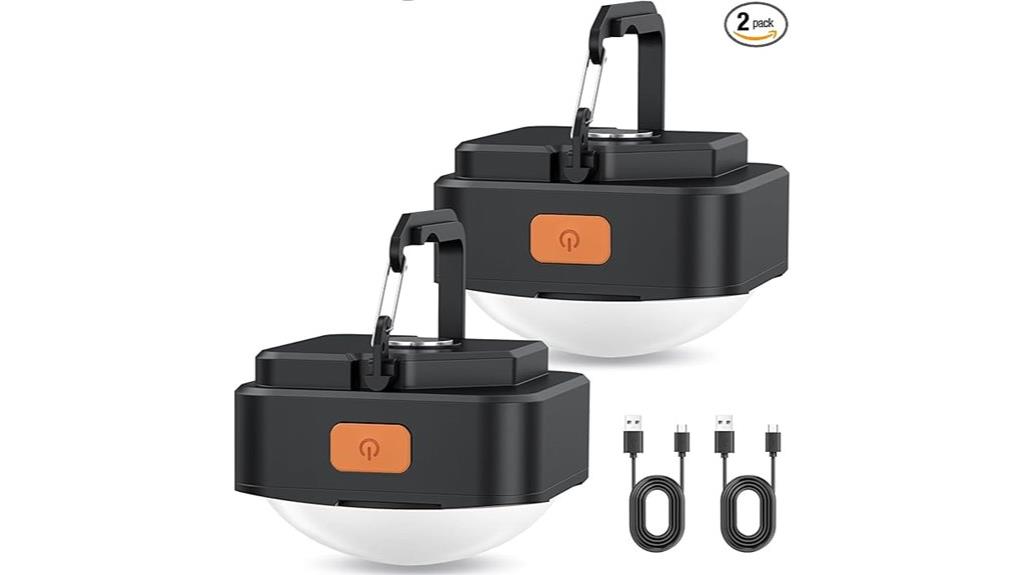 rechargeable camping lantern set