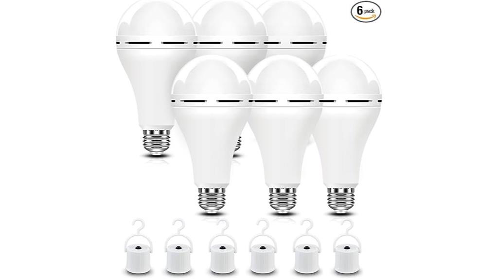 rechargeable emergency light bulbs