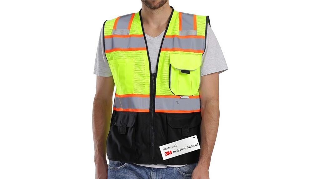 reflective vest with pockets