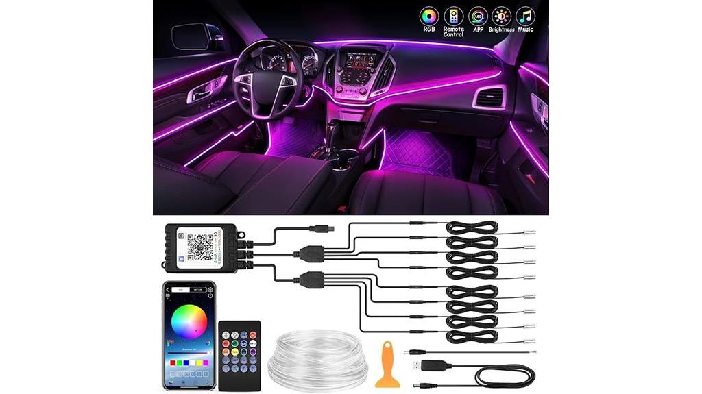 rgb interior led strip