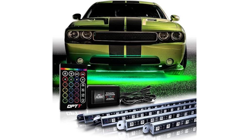 rgb led car lights