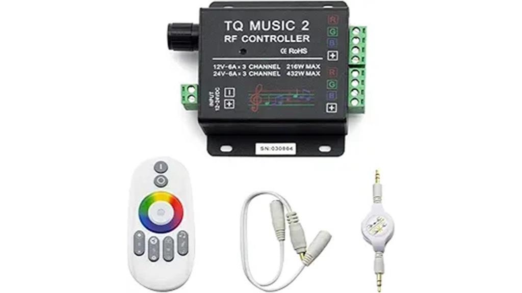 rgb led music controller