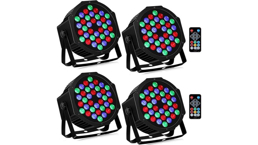 rgb led stage uplights