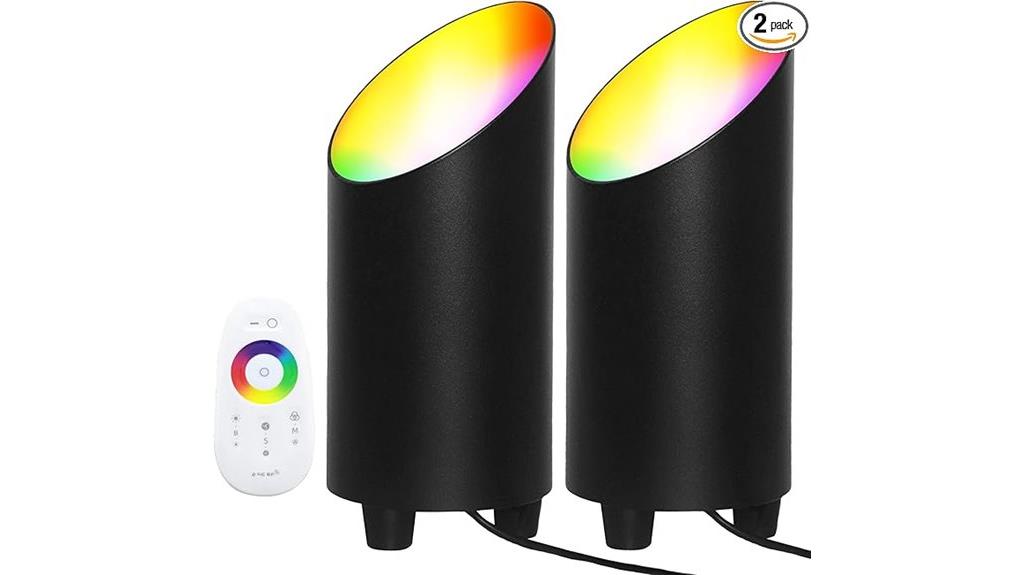 rgbw floor can lights