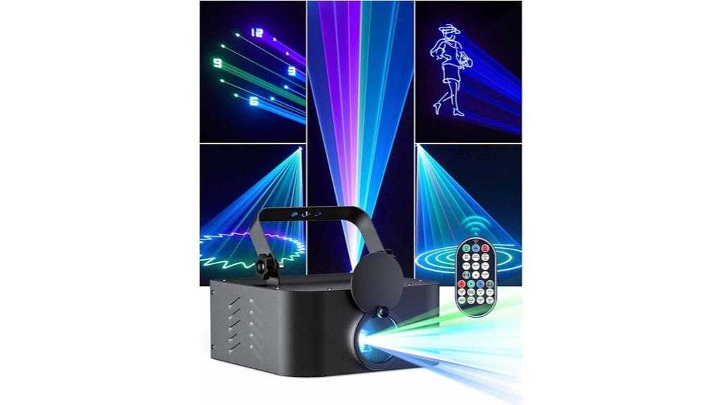 rgbw sound activated laser