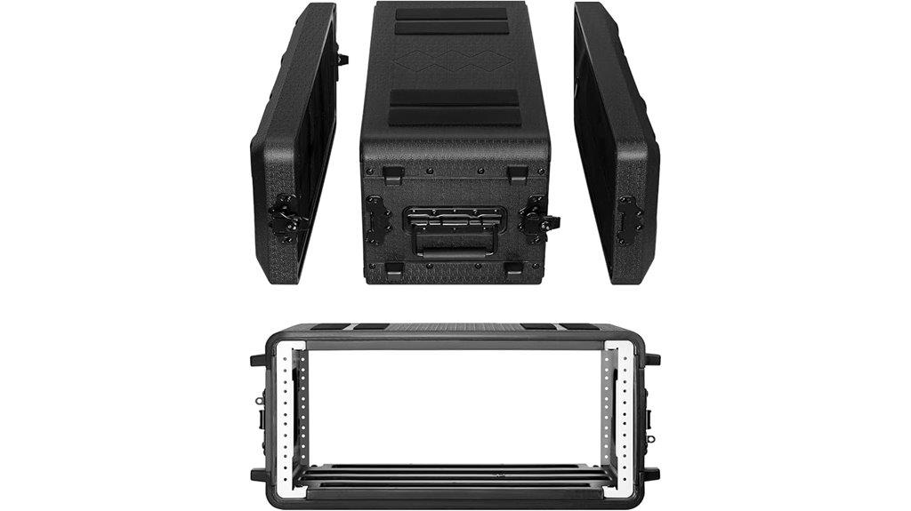 shallow 12 inch rack case