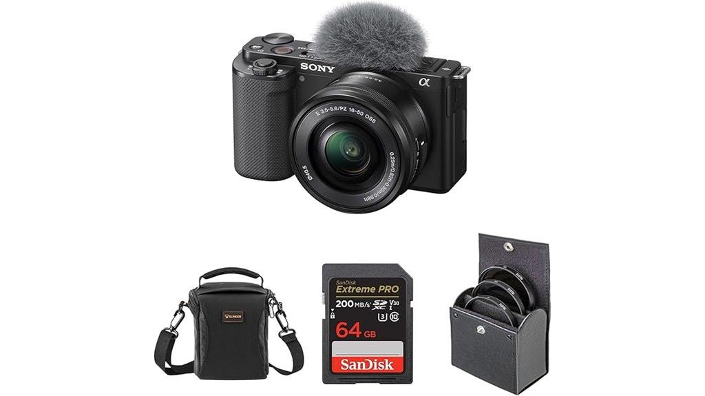 sony zv e10 camera bundle