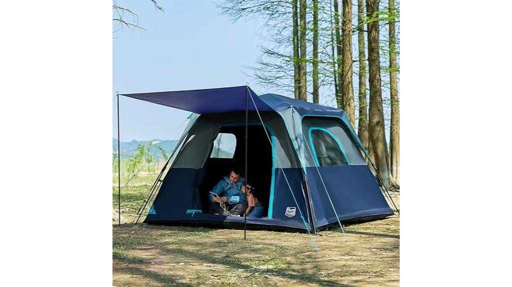 spacious 5 6 person tent