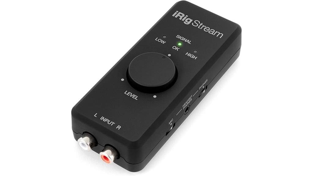 stereo audio interface compatible