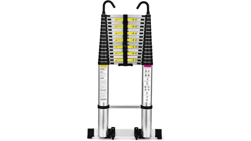 telescoping aluminum ladder