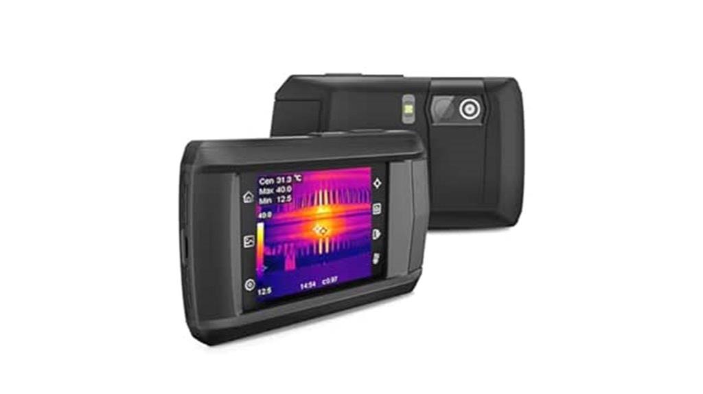 thermal camera with touchscreen