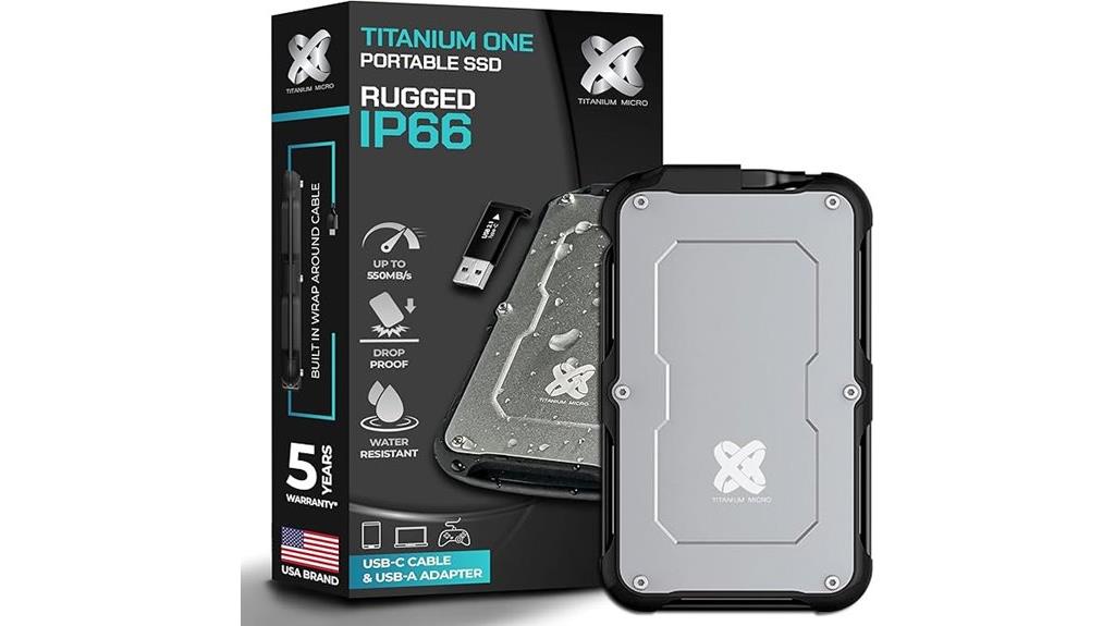 titanium 500gb portable ssd
